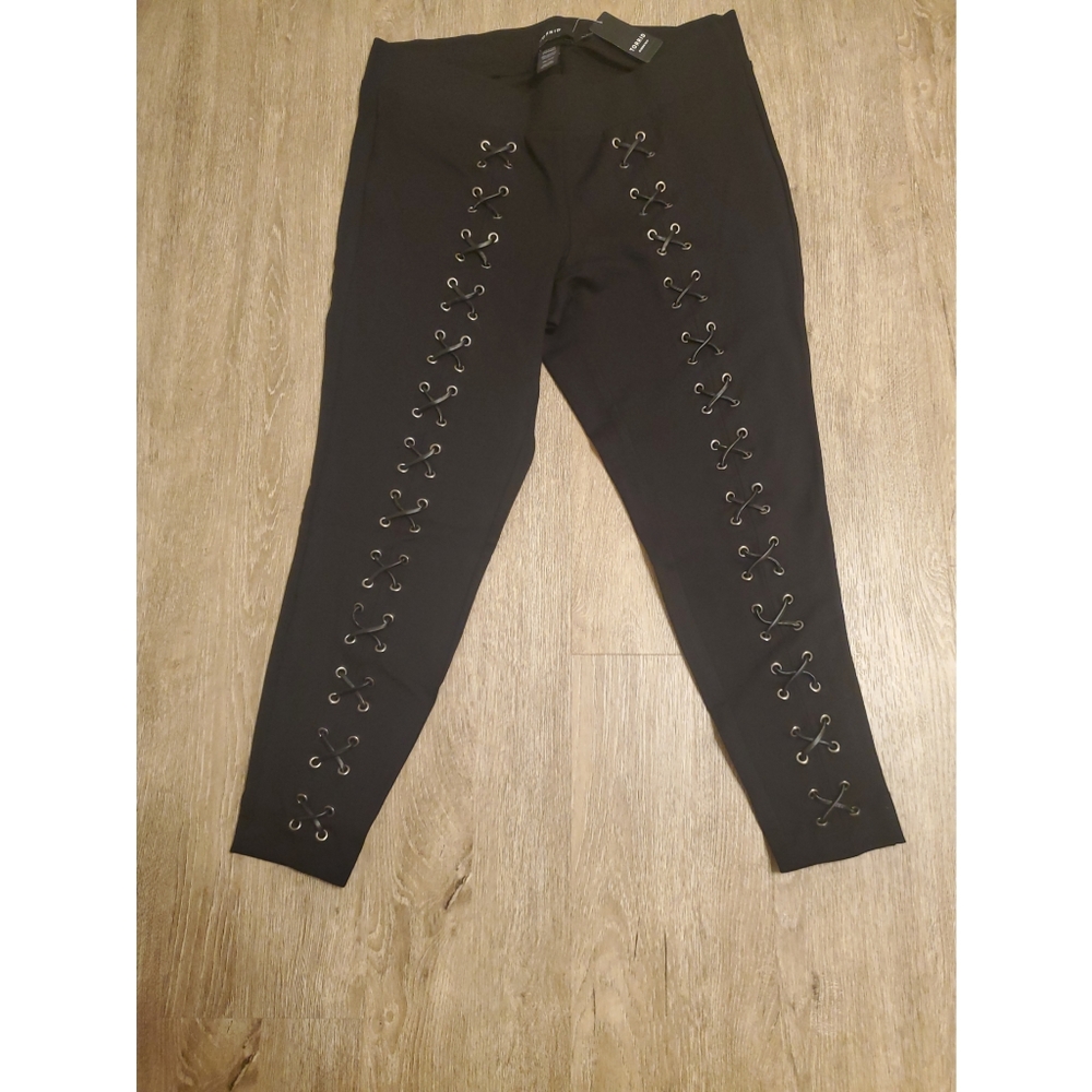 Lace up leggings